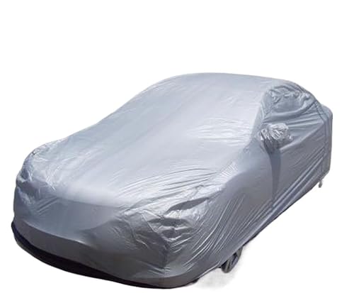 Autoabdeckungen Outdoor Full Car Cover Sonnenschutz Karosserie Sonne Regen Staubdichte Abdeckung S/M/L/XL/XXL(4.9x1.8x1.5m -XL) von GEOLXD