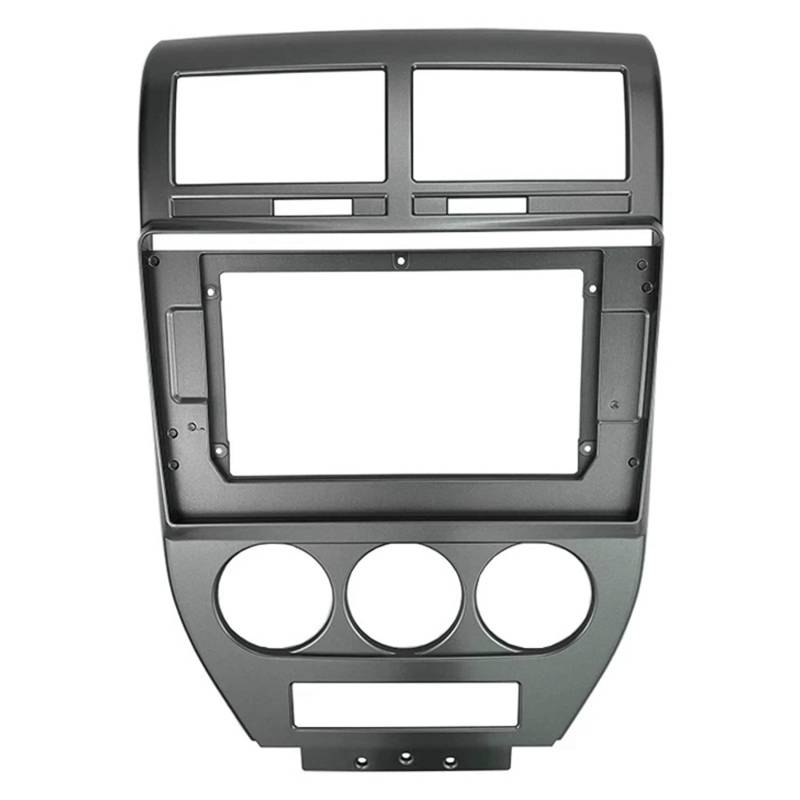 GERALD 2 Din 10.1 Zoll Auto Armaturenbrett Rahmen Radioblende Rahmen DVD Panel passend für Compass Patriot 2007-2009 von GERALD