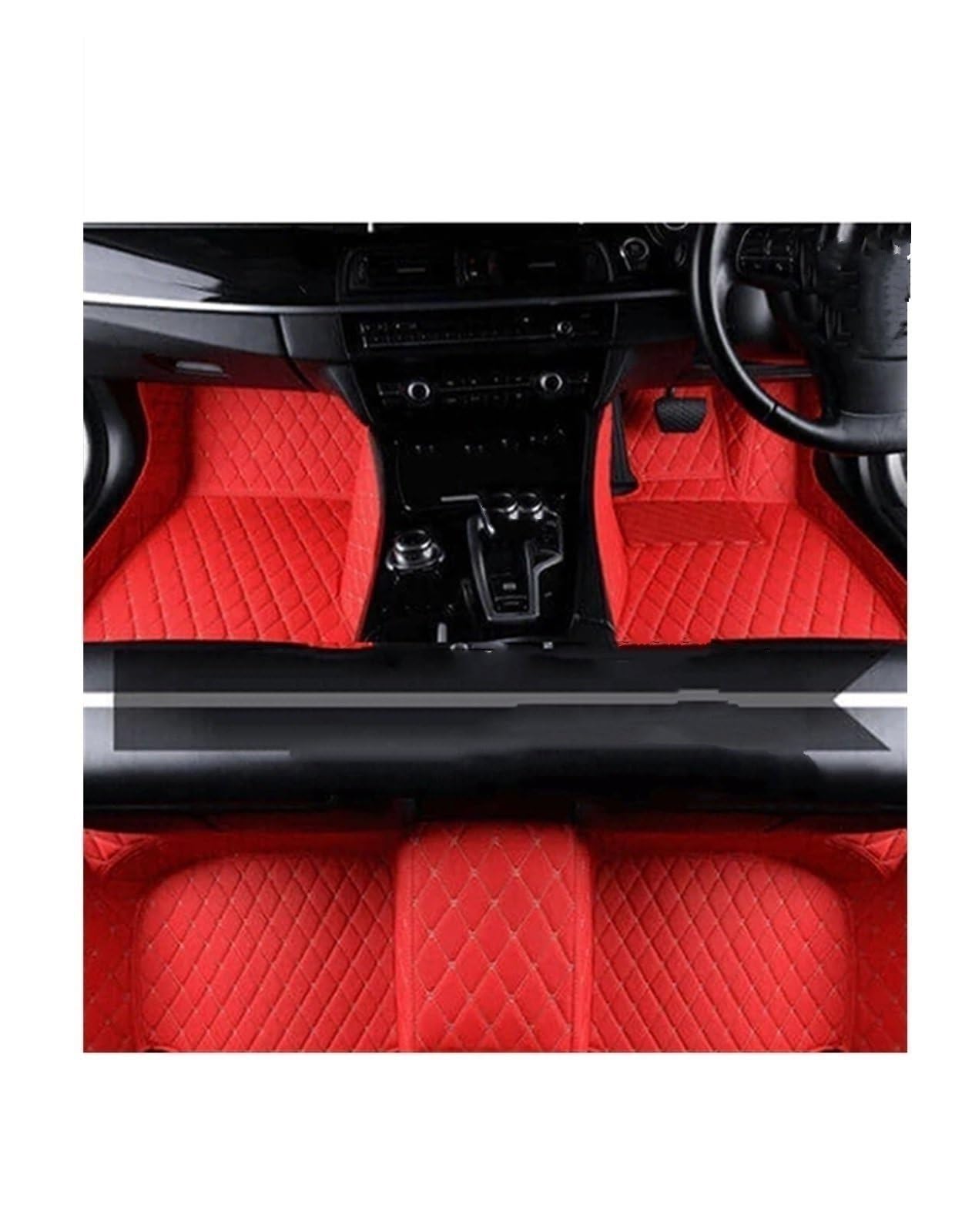 Automatische Fußmatten Automatten Boden für Skoda Enyaq IV 2016–2022 Teppiche Bodenmatte Teppich Pad Automatten(LHD 1 Set 1) von GERLJ