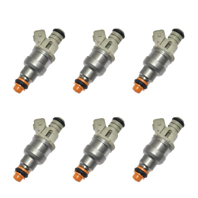 Einspritzdüsen für Kraftfahrzeuge 1/4/6PCS Kraftstoff Injektor F47E-A2E für Ford für Mustang für Taurus für Ranger E-250 F350 Aerostar v6 L4 OE F47E-A2E(F47E-A2E(6PCS)) von GERLJ