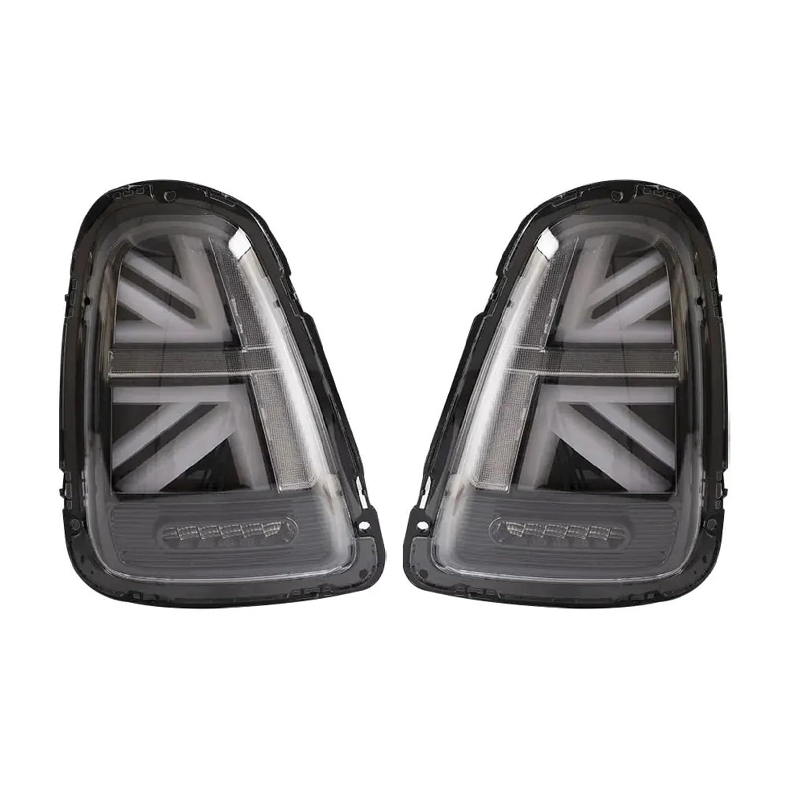GERLJ Auto Rücklicht Rücklicht-Baugruppe für R56 R57 R58 R59 2007–2013, drehbar für Signalbremse und Rückfahrlicht(2011-2013,Smoke Black cover) von GERLJ