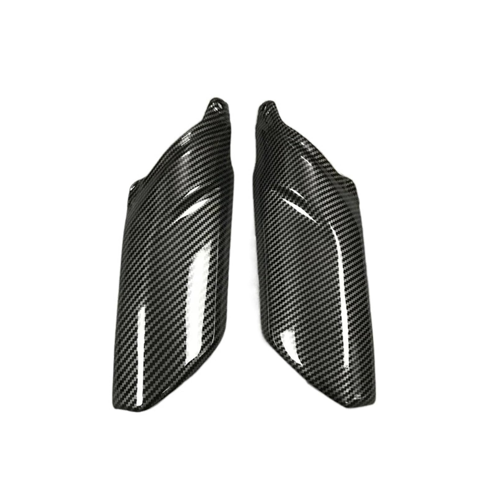 GERLJ Motorrad-Heckfender Motorrad Kotflügel Vorne Federgabel Schock Abdeckung Schutz Protector Verkleidung für Kawasaki ER6N 2012-2016(Carbon Fiber) von GERLJ