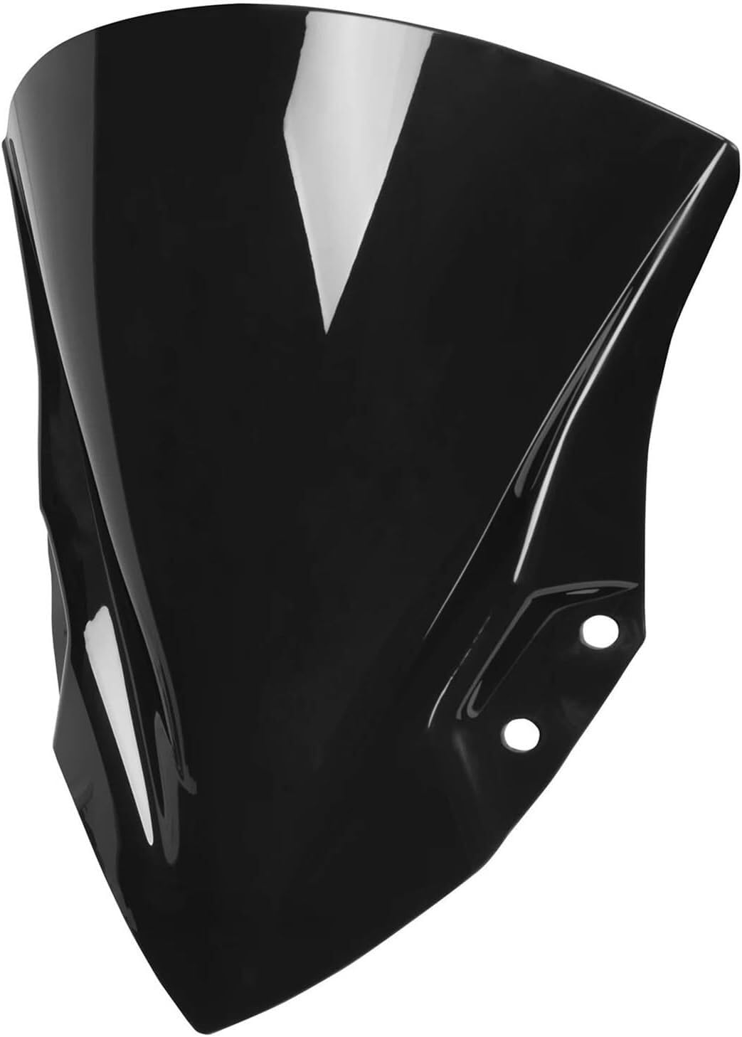 GERLJ Motorrad-Heckfender Motorrad Wind Bildschirm Schild Deflektor für Kawasaki für Ninja 400 250 2018-2023(Schwarz) von GERLJ