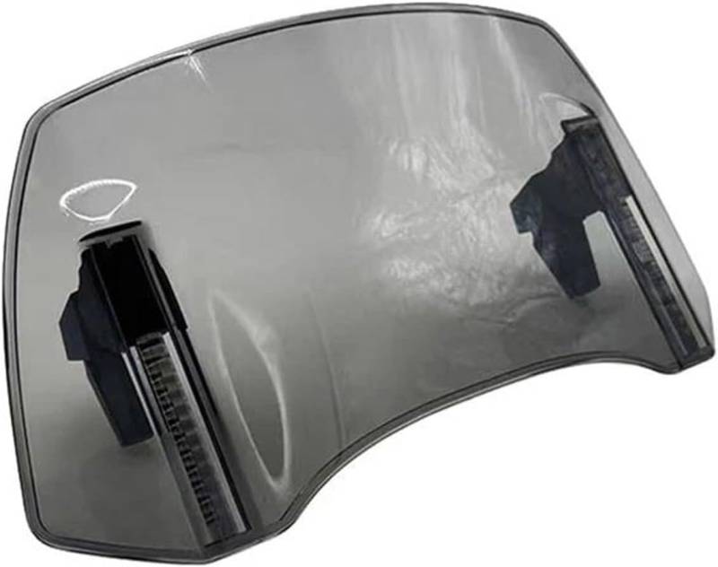 GERLJ Motorrad-Heckfender Motorrad Windschutzscheibe Einstellbare Spoiler Windabweiser für Yamaha XMAX125 XMAX250 XMAX300 XMAX400(Clear) von GERLJ