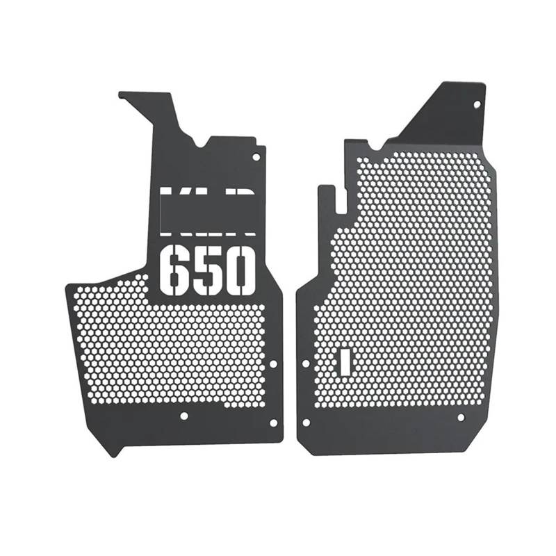 GERLJ Motorradwasser -Retikulationstank Für Kawasaki KLR650 2022 2023 2024 KLR 650 S CNC Motorräder für Kühlergrill Abdeckung Schutz Schutz Protetor(A Black) von GERLJ