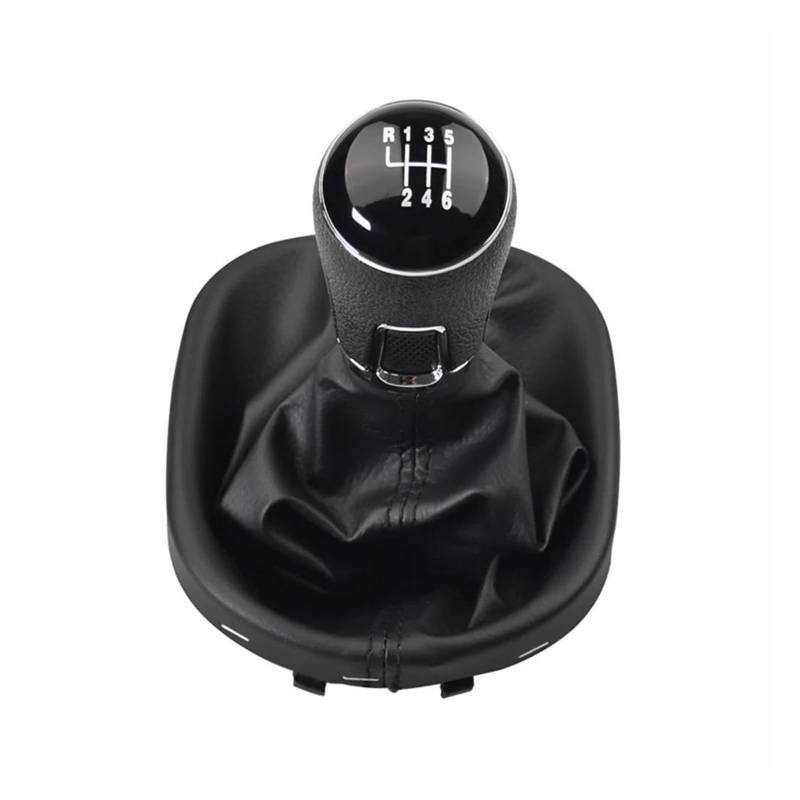 GERLJ Schaltknauf Für Touran 2003-2010 für Caddy MK2 2004-2009 5/6 für Gang-Schaltknauf(6 Speed) von GERLJ