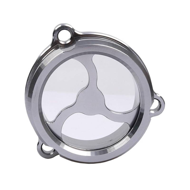 GERLJ Seitenschutz für Motorradmotoren Für Cfmoto CF NK250 250NK NK 250 NK SR250 250SR SR 250 SR Motorrad für Motoröl Transparente Abdeckkappe für Moto Teile Zubehör(Gray) von GERLJ