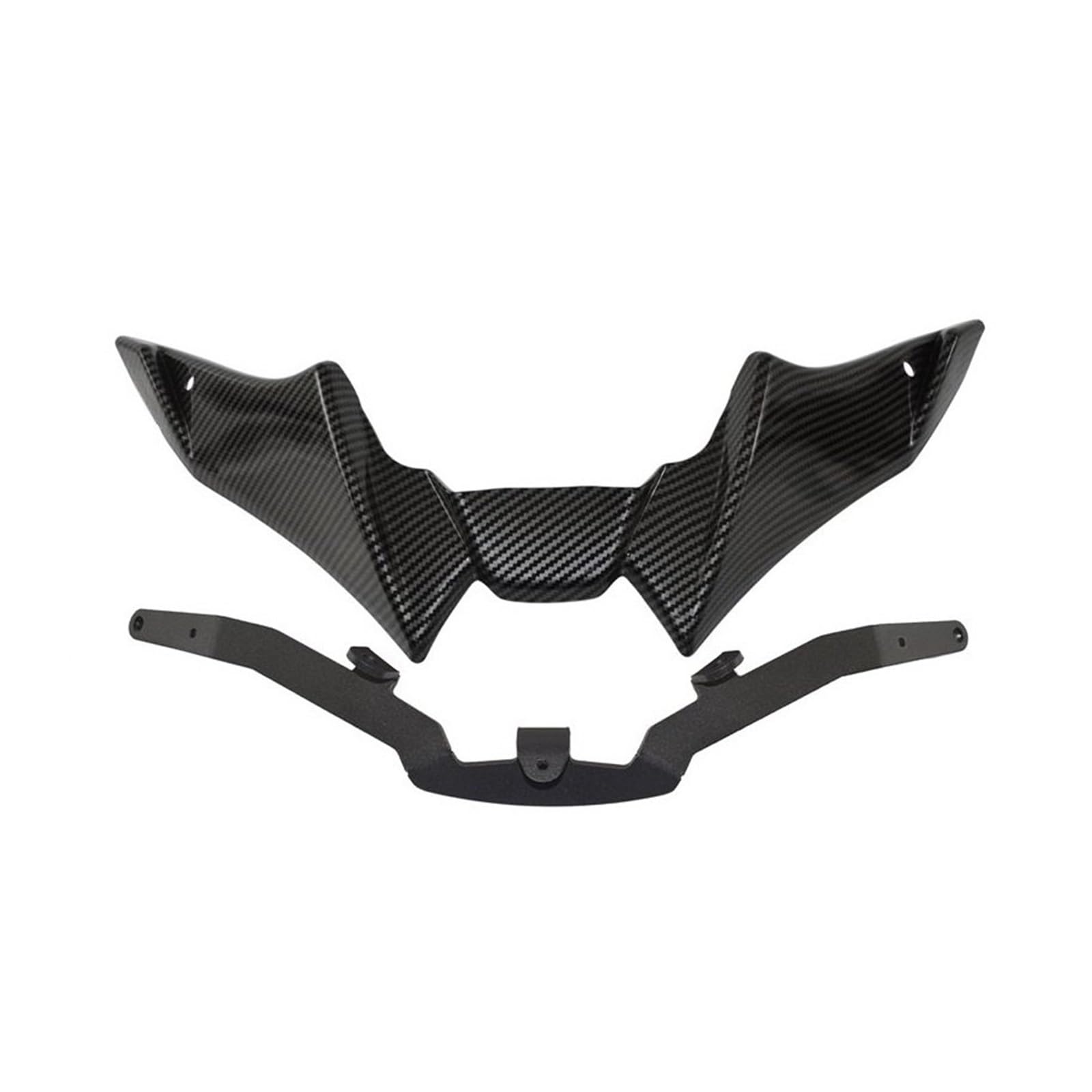 Motorrad-Heckfender Vorderrad Kotflügel Schnabel Nase Kegel Erweiterung Extender Gugel Spoiler Abdeckung für Yamaha MT-09 MT09 SP 2021 2022 2023(Carbon Look) von GERLJ