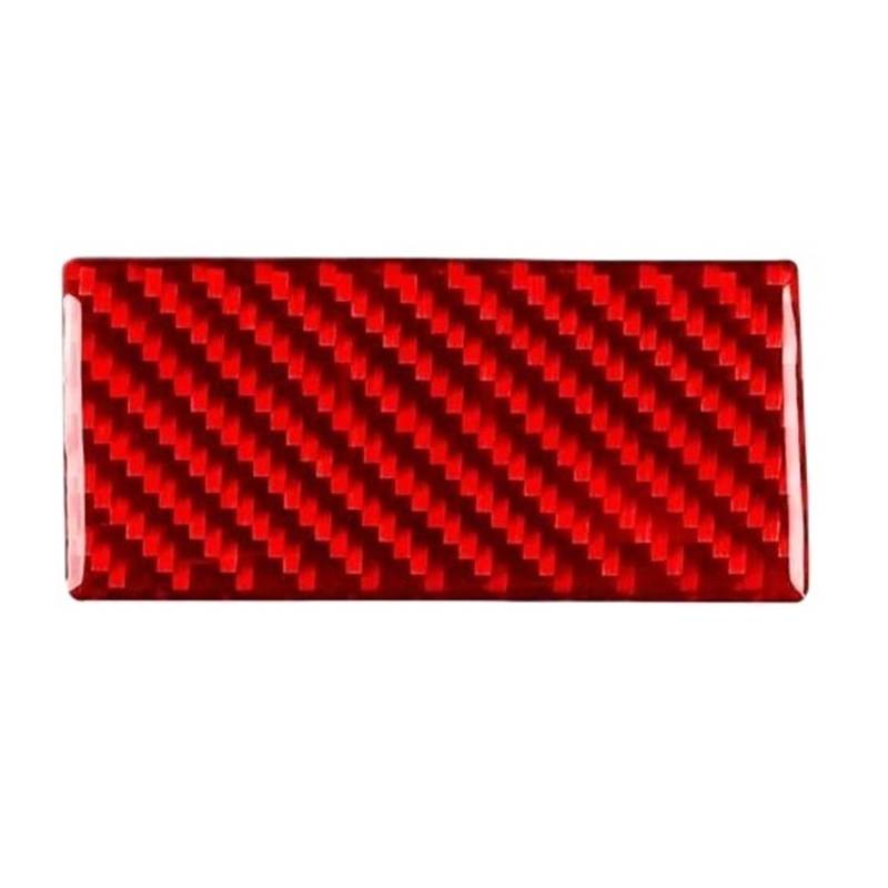 Steuerung der Mitte der Autodekorationsleiste Auto Handschuhfach Griff Panel Trim Aufkleber Innen Zubehör Carbon Look Dekoration Für Avenger 2011-2014(Carbon Red) von GERLJ