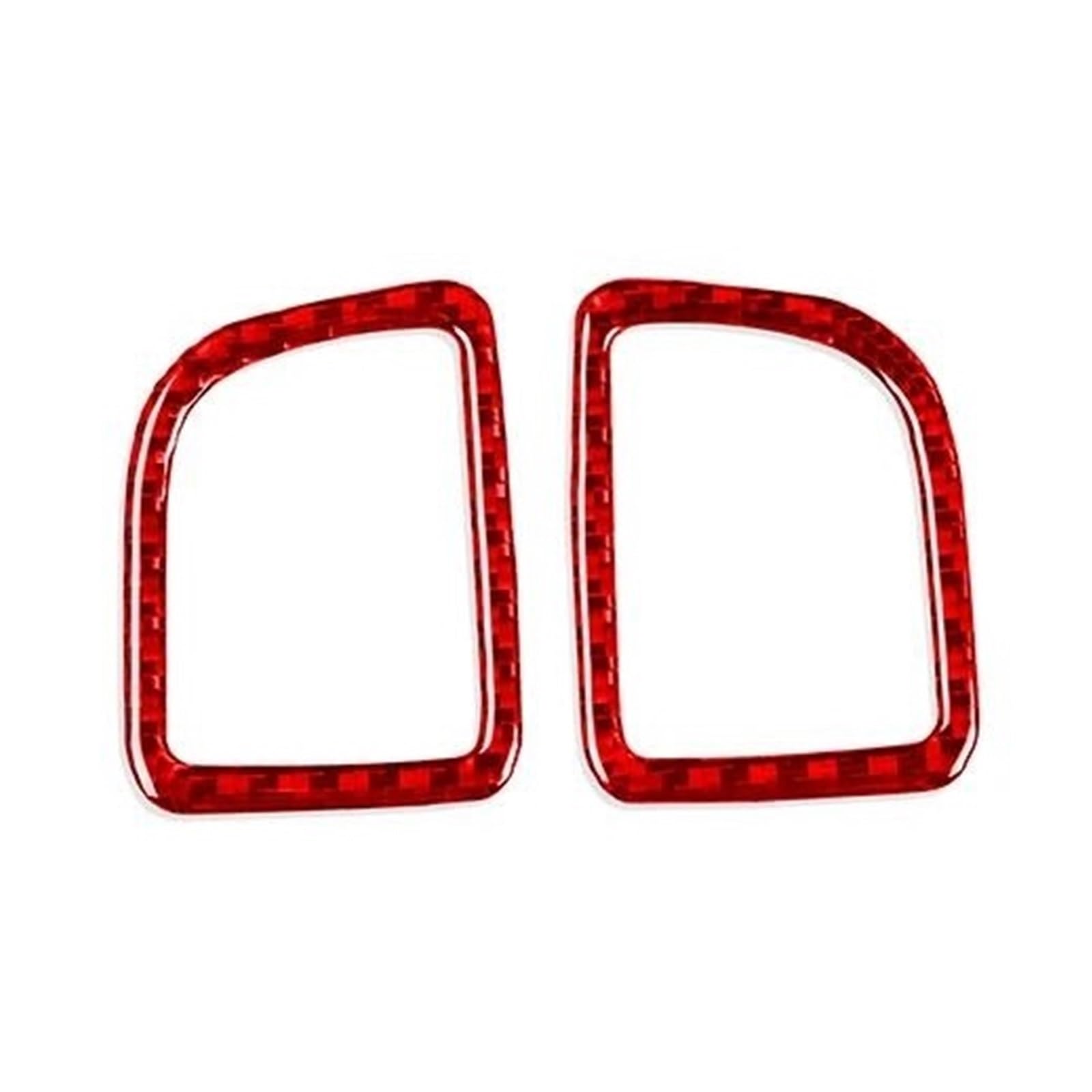 Steuerung der Mitte der Autodekorationsleiste Auto Instrument Seite Outlet Trim Innen Zubehör Aufkleber Für GR Für Supra A90 A91 MK5 2019-2024(Carbon Red) von GERLJ