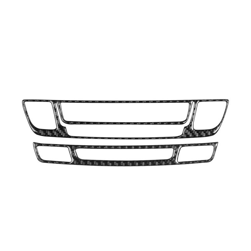 Steuerung der Mitte der Autodekorationsleiste Auto Zentrale Steuerung Instrument Panel Trim Aufkleber Innen Zubehör Für Passport 2019-2023(Schwarz,A) von GERLJ