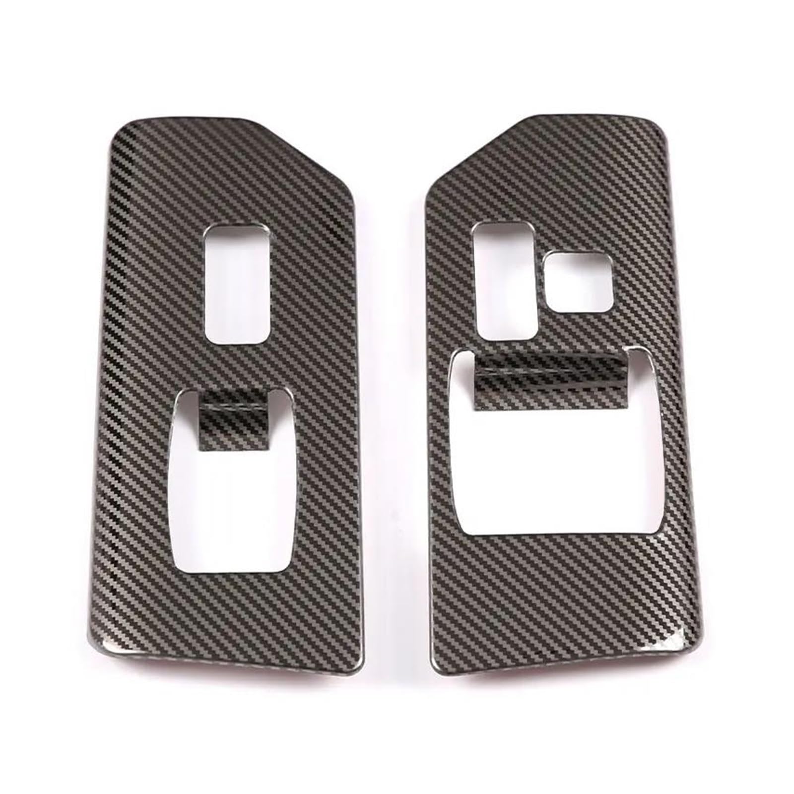 Steuerung der Mitte der Autodekorationsleiste Für FJ für Cruiser 2007-2021 Edelstahl Tür für Glas Lift Trim Rahmen Aufkleber Zubehör LHD(Carbon fiber) von GERLJ