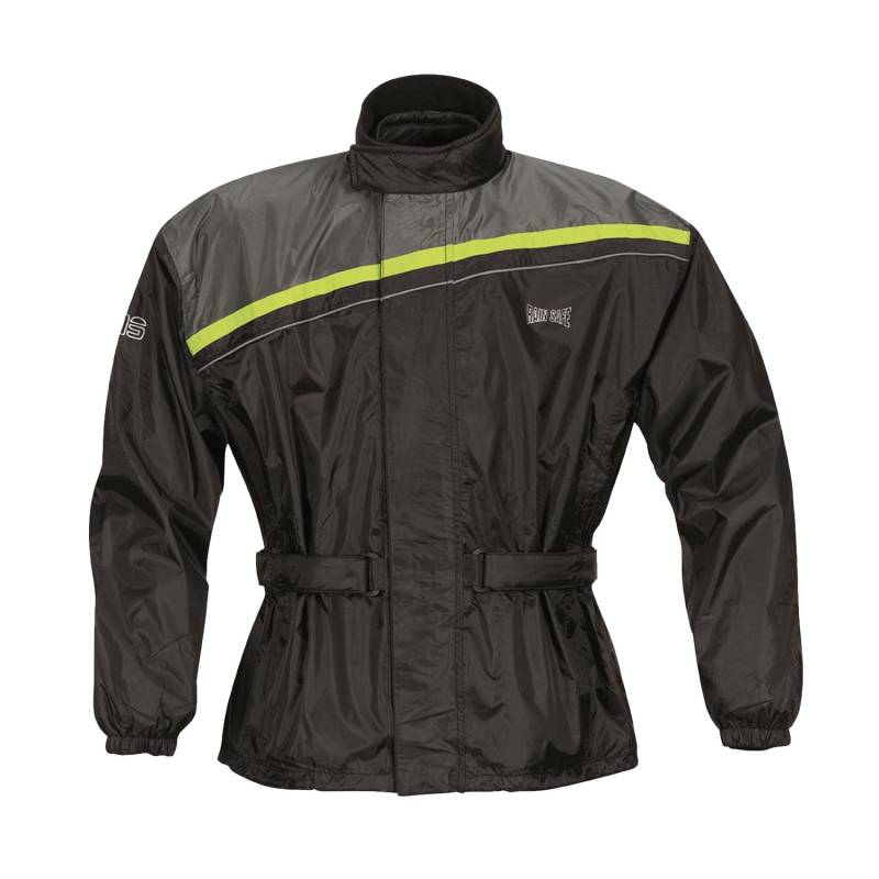 GERMAS 933.05-50-M Motorrad Regenjacke DOUGLAS, Schwarz/Fluogelb, Gr. M von Germas