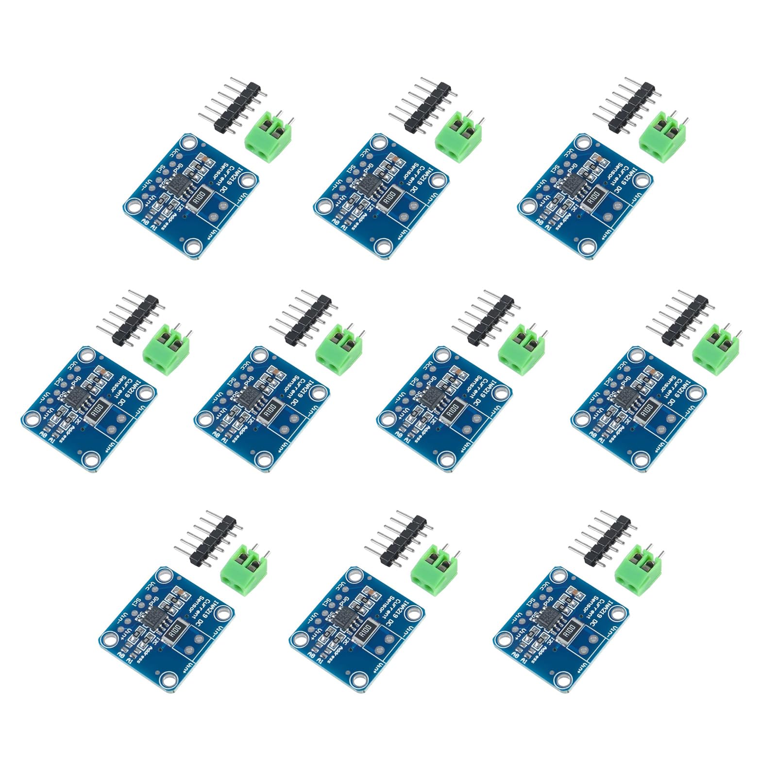 10 Stück CJMCU-219 INA219 I2C Schnittstelle Bi-direktionales DC Strom/Leistungs überwachungs Sensor modul für Arduino Raspberry Pi (10) von GERUI