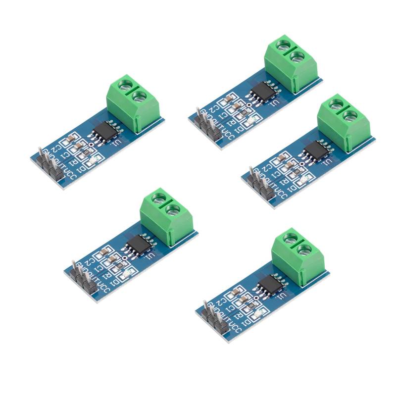 5 Stück ACS712 Stromsensor,Messbereich Range Modul Current Sensor kompatibel mit Arduino Bascom(30A) von GERUI