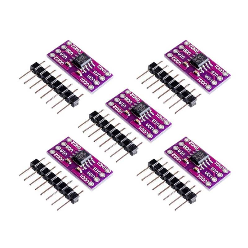 5 pcs ADUM1201 Dual Channel Digital Magnetic Isolator，ADUM1201 serielle digitale Isolator Modul magnetische Isolation SPI CAN Bus TransceiverSignal Isolation (lang) von GERUI