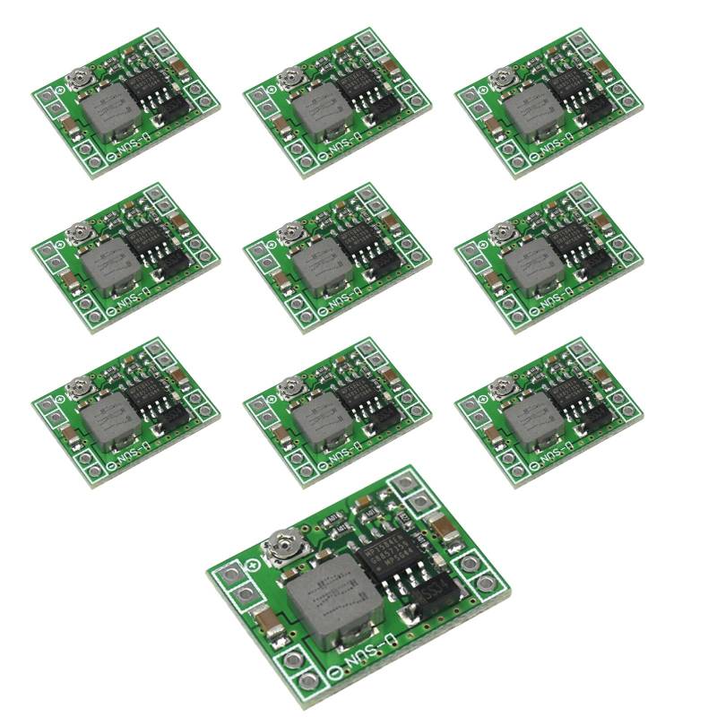 GERUI 10 Stück DC-DC Step-down Konverter 4.5-28V auf 0.8-20V für MP1584-EN ultra kleiner DC-DC 4.5-28V auf 0.8-20V Step-down einstellbarer Konverter von GERUI