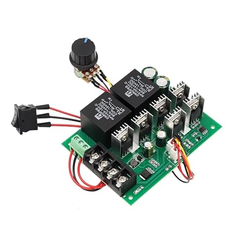 GERUI DC 9-50 V 40 A Motor Controller, DC Motor Drehzahlregelung Reversible Controller 12 V 24 V 36 V 48 V 2000 W Leistung Reversible von GERUI