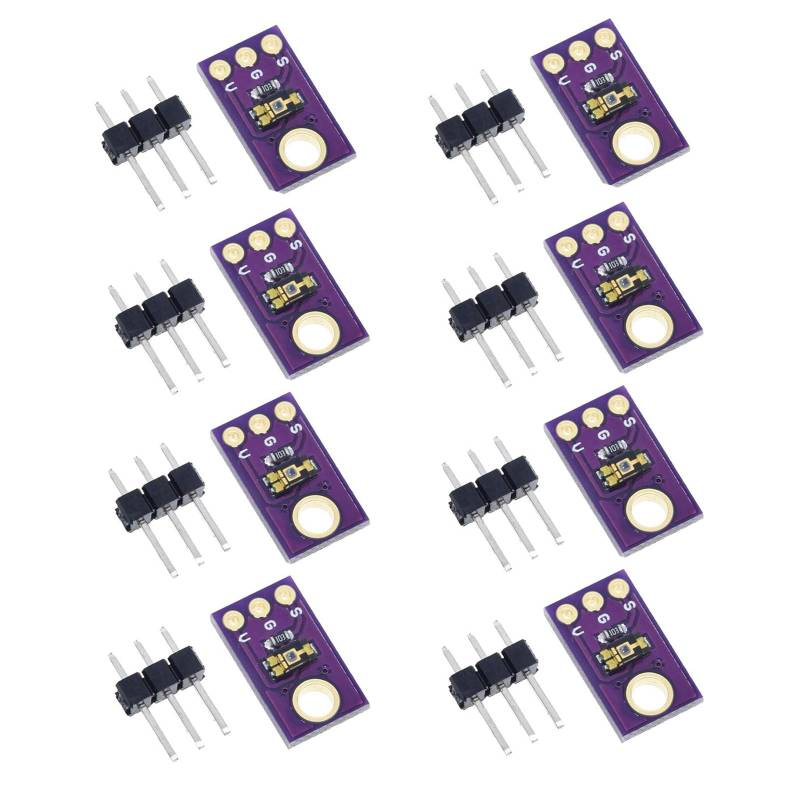 TEMT6000 Lichtsensormodul Umgebungslicht Analoges Lichtintensitätserkennungs modul (8) von GERUI