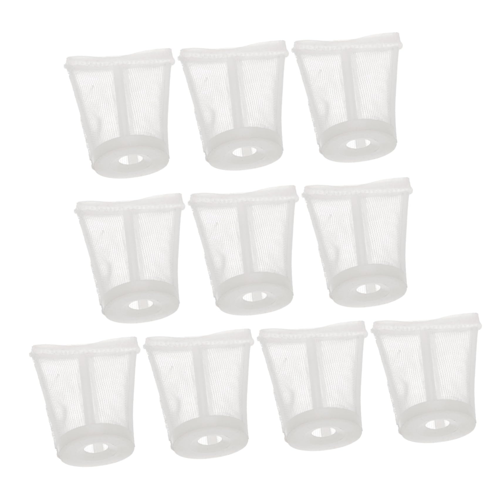 GETAJGHSD 10 Stück Sprühfilter Sieb Teile Farbspritzgerät Teile Airless Spritzgerät Filter Ersatz Farbspritzgerät Zubehör Airless Spritzgerät Zubehör Kunststoff Nylon Weiß von GETAJGHSD