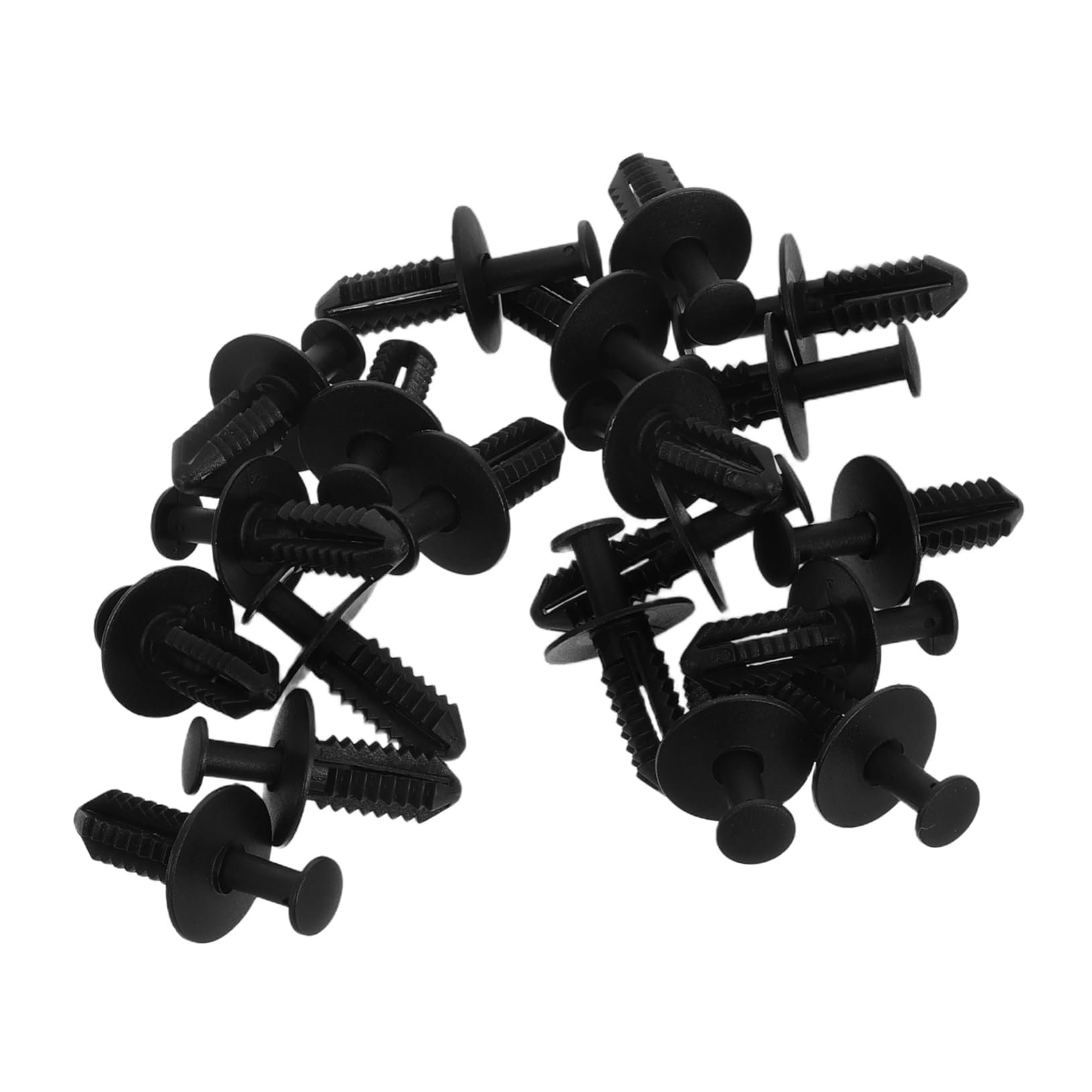 GETAJGHSD 20st Kotflügelclip Türverkleidungs-Clip-Befestigung Windschutzscheibenbefestigung Für Boote Windschutzscheiben-schnappclip Türverkleidungs-befestigungsclip Kfz-Clips Plastik Black von GETAJGHSD