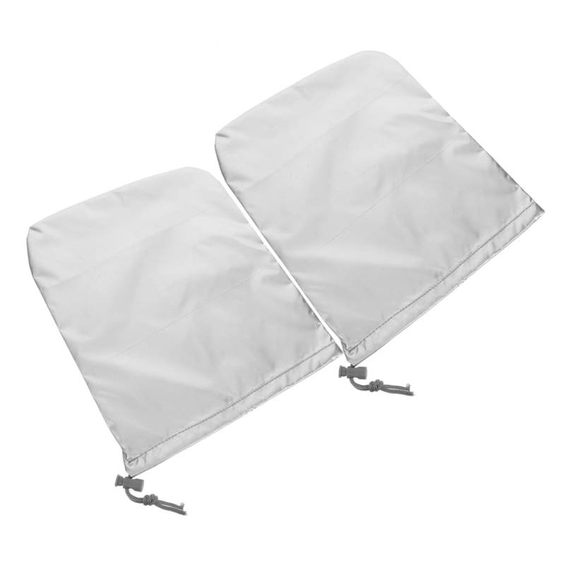 GETAJGHSD 2St Auto Schneedecke Autospiegelvisier Autoreinigung aus auto schneeschutz Auto Rückspiegel Schneedecke Schutzabdeckung für Seitenspiegel Seitenspiegelabdeckungen Polyester Grey von GETAJGHSD