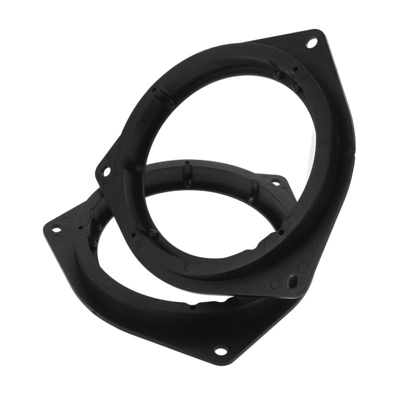 GETAJGHSD 2St Hornscheibe Autozubehör Lautsprecher robuster Ring Auto-Lautsprecher-Adapter Austausch des Lautsprecherrings Robuster Lautsprecheradapter Fahrzeugzubehör Plastik Black von GETAJGHSD