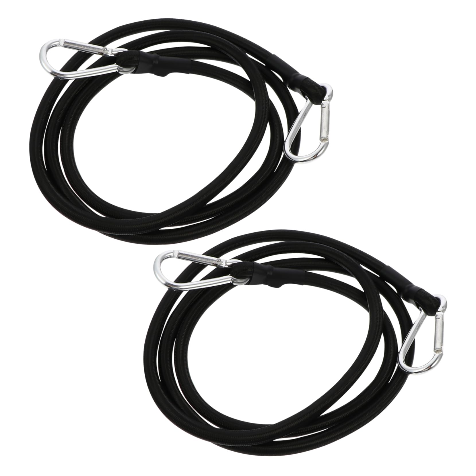 GETAJGHSD 2St Regalbindeseil Spanngurte für Autos Gepäck-Bungee-Seil Bungee Seil Gepäck elastischer Gürtel Spanngurte mit Ratsche Cargo-Bindungsgürtel Frachtbefestigungsgurt Polyester Black von GETAJGHSD