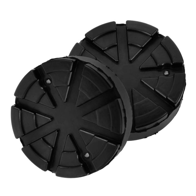 GETAJGHSD 2st Wagenheber-fußpolster Wagenheber-Pads Wagenheberauflage Für Ständer Jack-pad Bodenheberauflagen Klinkenpad-Adapter Unterlage Für Wagenheber Wagenheberständerpolster Gummi Black von GETAJGHSD