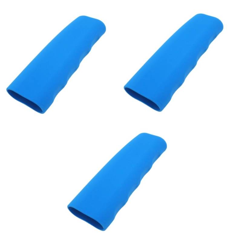 GETAJGHSD 3St handbremse Haut handbremse Abdeckung Handbremsenschutz Handbremsmanschette Handbremsenkasten handbremse Fall Blue von GETAJGHSD