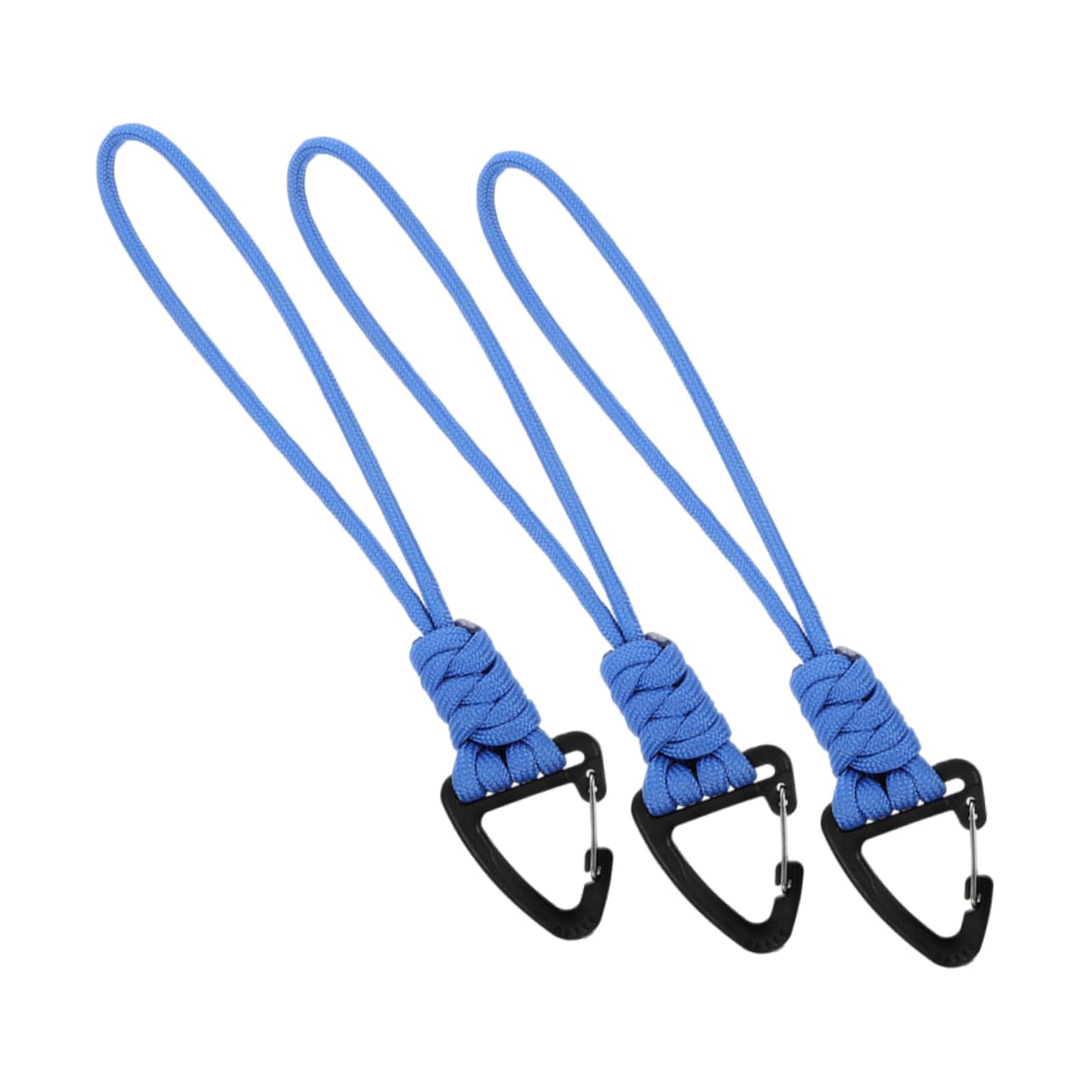 GETAJGHSD 3st Auto Schlüsselanhänger Handgelenkband Mit Karabiner Karabiner-lanyard Für Schlüssel Geflochtenes Karabinerband Handschlaufe Einfaches Karabinerband Blue Aluminiumlegierung von GETAJGHSD