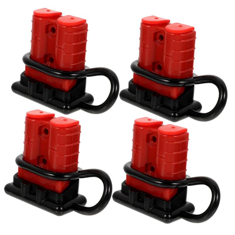 GETAJGHSD 4 Stück Windenstecker Anhänger Kabelbaum Autobatterie Schnellanschluss Für Aufzüge Kabelbaum Stecker Anhänger Batterie Schnellanschluss Trenn Anhänger Kit Rotes von GETAJGHSD