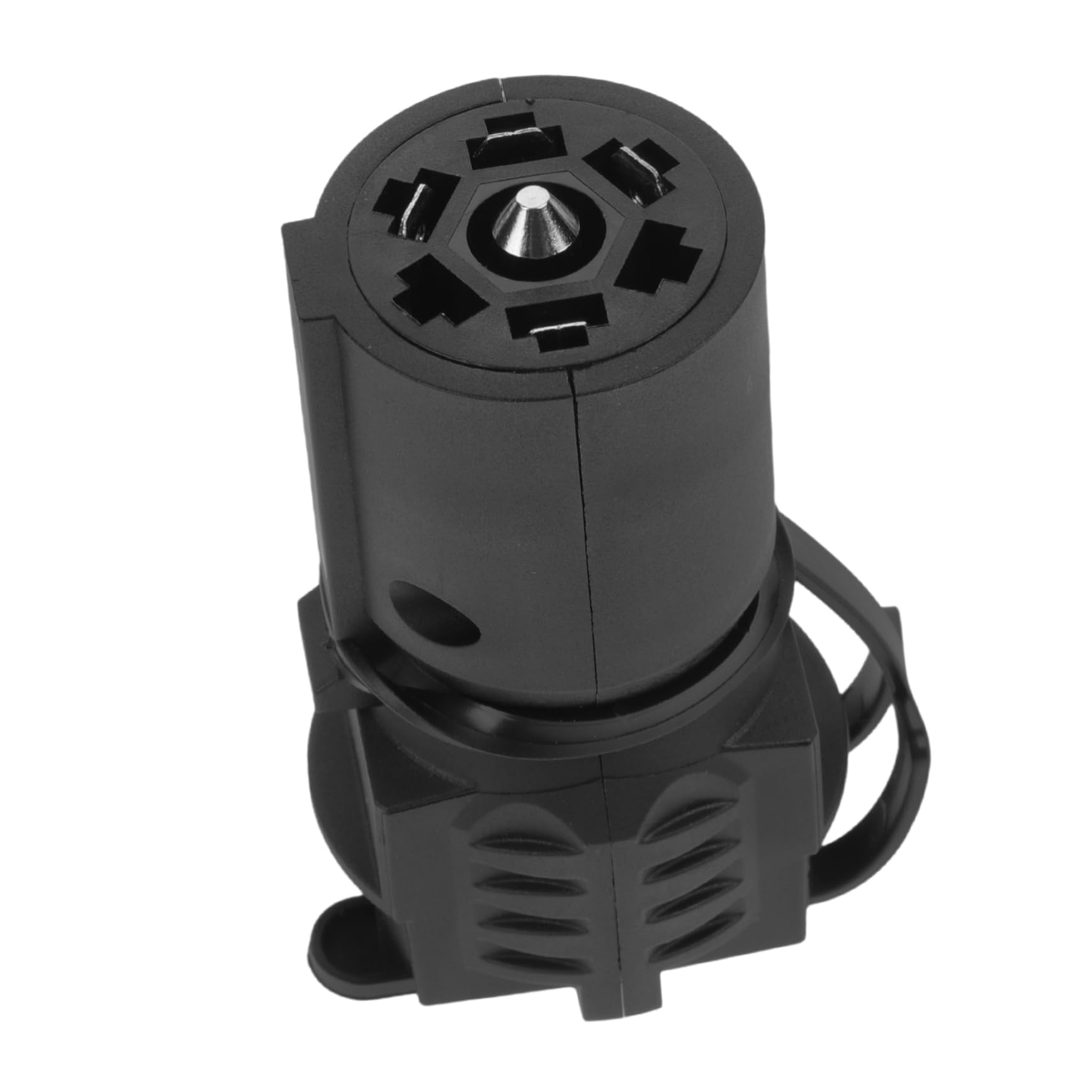 GETAJGHSD 7 Anhängeradapter Leistung Anhängeranschlüsse Haken Bremse Anhängerstecker Steckdosen -Satz Für Anhängerbeleuchtung Anstieg Doppelt Anhänger Stecker Anhänger-pin Kupfer Black von GETAJGHSD