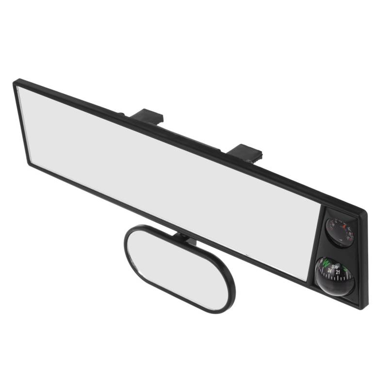 GETAJGHSD Auto-zusatzspiegel Auto Rückspiegel Auto-rückspiegel Clip Am Autospiegel Auto Innenspiegel Fahrzeugspiegel Fahrzeugrückspiegel Clip-spiegel Fürs Auto Auto-innenspiegel Pvc Black von GETAJGHSD