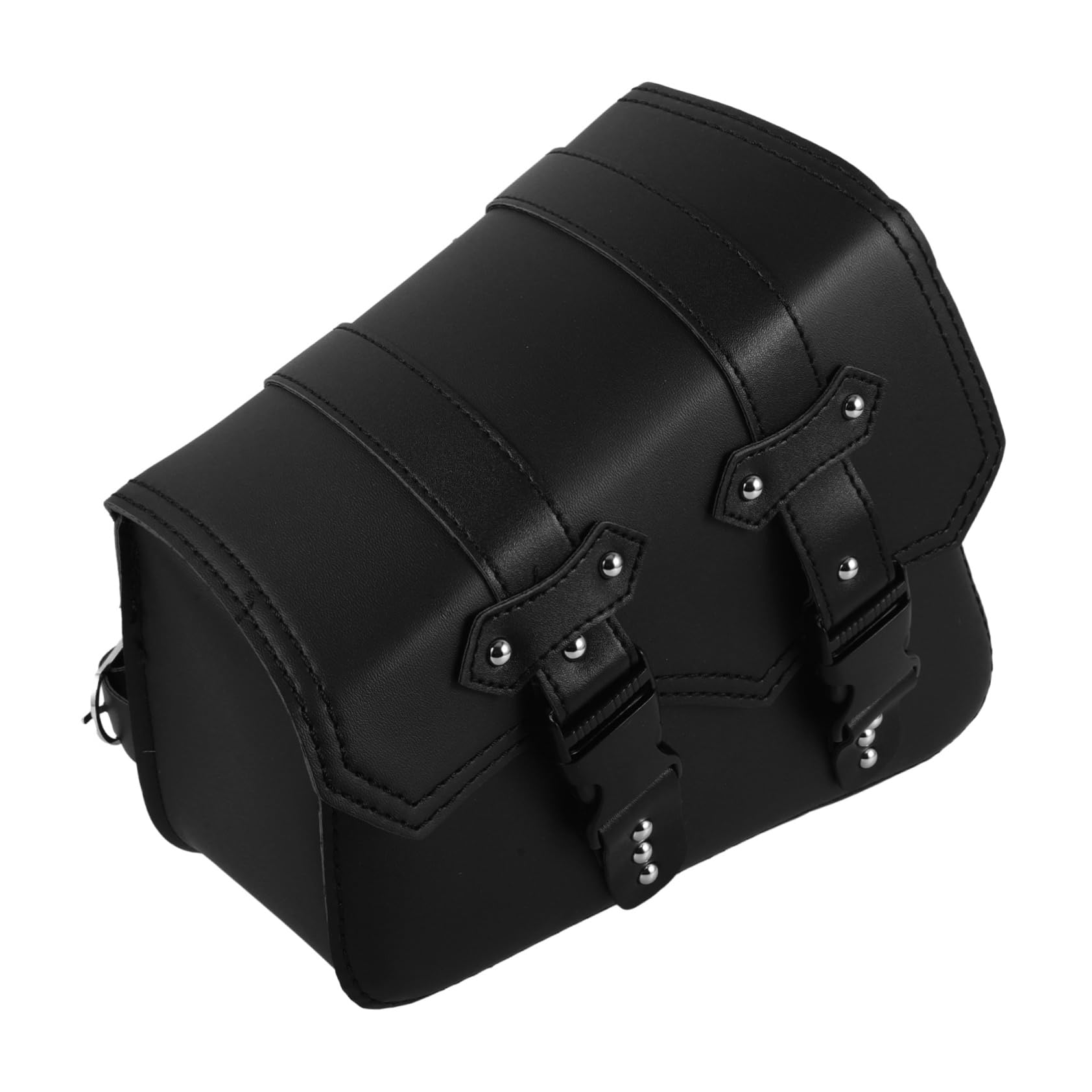 GETAJGHSD -Werkzeugtasche Beintasche Fahrrad Satteltasche Roller Motorradtasche Motorradabdeckung Hüfttasche Motorradlagerung -Satteltasche Satteltaschen Motorräder Pu Black von GETAJGHSD