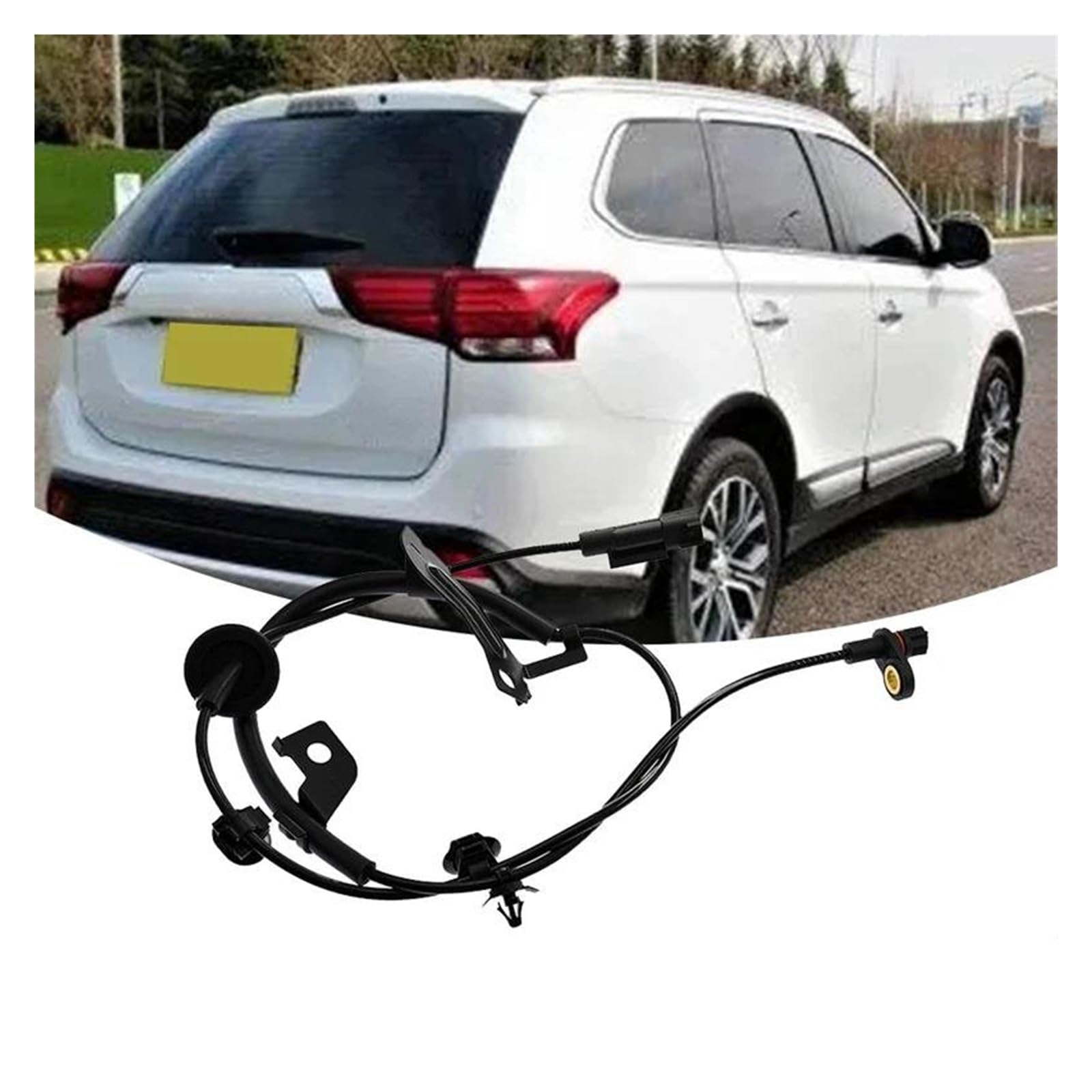 Drehzahlsensor VABS-Raddrehzahlsensor Für Mitsubishi Für Outlander Für RVR Für Lancer 2007-2017 Antiblockier-Radsensor Ersatzteile Zubehör Drehzahlfühler(Black Right) von GFDJDF