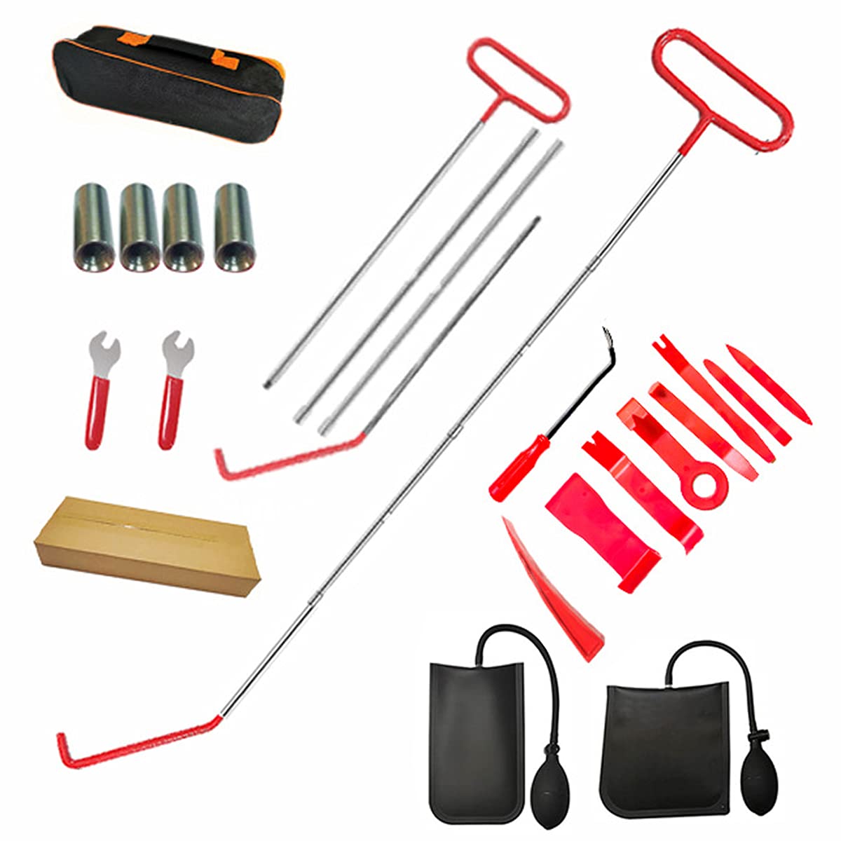 GFFG Demontage Werkzeug Auto zierleisten Zierleistenkeile Set Türverkleidung Befestigung Clips Ausbauwerkzeug Pry Tool Kit mit Aufbewahrungstasche Montage von GFFG