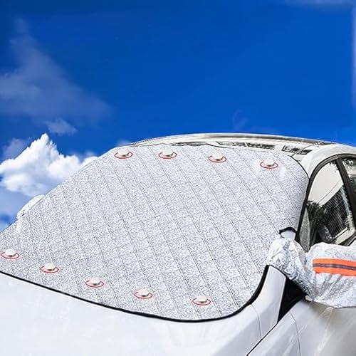 GFHZZS Auto Winschutzscheiben Abdeckung für Vw T6.1 California,Faltbar Magnet Sonnenblende Wasserdicht Wetterfest Anti-UV/Frost/Ice/Staub Frontscheibe Wrap Cover,L von GFHZZS