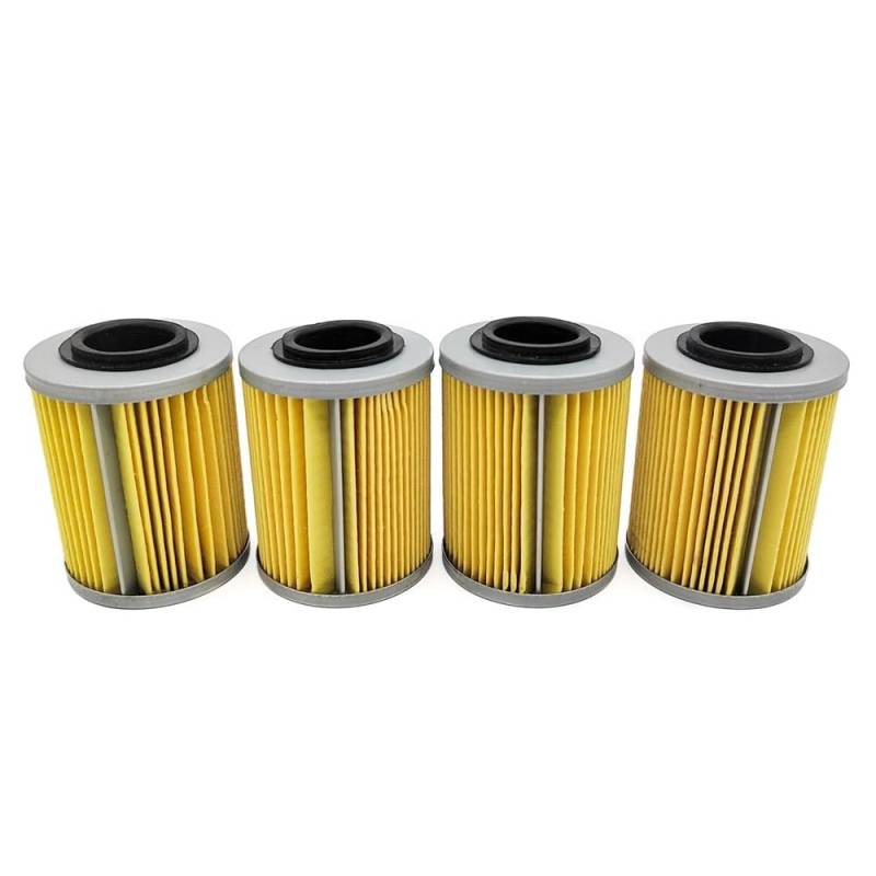 Kompatibel mit CF500 400 500cc Cforce Zforce 800cc CF800 X8 ATV UTV Teile 0800-011300-0004 4PCS Ölfilter von GFJHFDCR