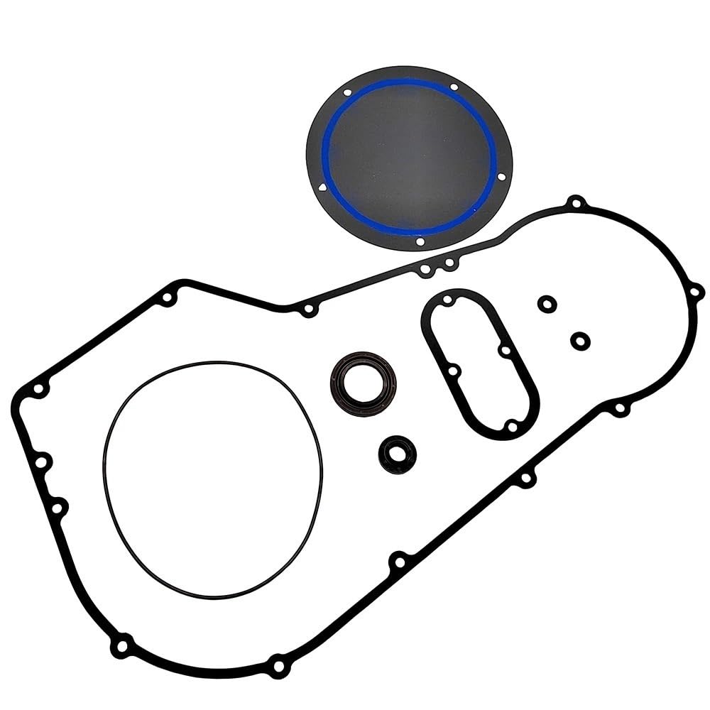 Kompatibel mit Softail Road King 1994-2005 Softail 1994-2000 2001 2002 2003 2004 2005 Dichtungssatz Compatible with den Primärkupplungsdeckel. von GFJHFDCR