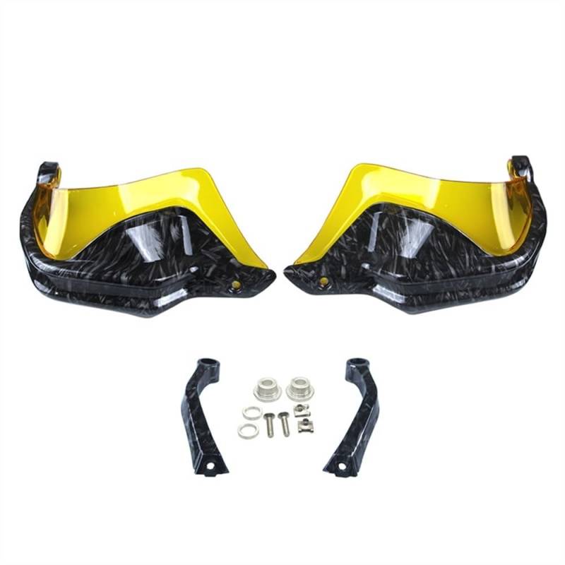 GFVASZNDE Motorrad Handschutz 1 Paar Motorrad-Handprotektoren Für B&MW R1250GS LC ADV R1250 GS R1250GSA 2019–2023 Handschutz Handschutz Schild Schutz Windschutzscheibe(Yellow12) von GFVASZNDE