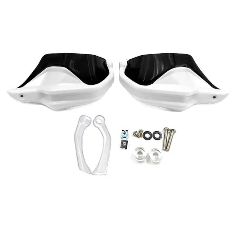 GFVASZNDE Motorrad Handschutz Adventure Handschutz Passend Für B&MW F750GS F800GS F850GS 2023 Motorrad Handschutz Schild Schutz Handschutz Griffschutz(White Black17) von GFVASZNDE