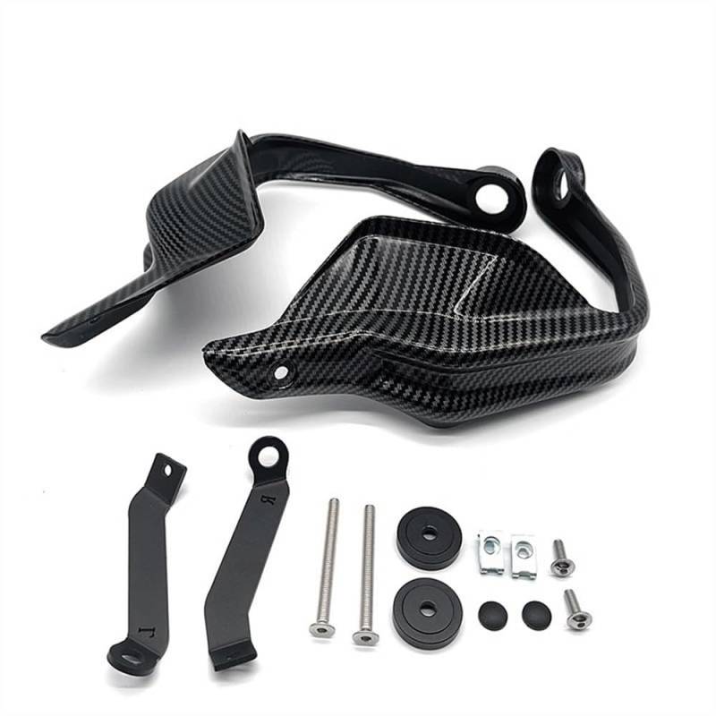 Motorrad Handschutz Für H&ONDA CB 500 X/F CB500X CB500F 2013-2021 CB400X CB400F 2021 Motorrad Handschutz Schild Hand Schutzfolie Windschutzscheibe(Black18) von GFVASZNDE