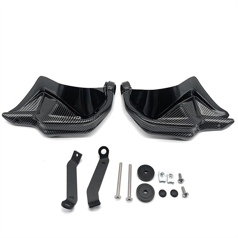 Motorrad Handschutz Für H&ONDA CB 500 X/F CB500X CB500F 2013-2021 CB400X CB400F 2021 Motorrad Handschutz Schild Hand Schutzfolie Windschutzscheibe(Black31) von GFVASZNDE