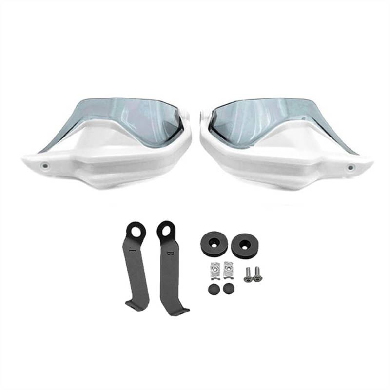 Motorrad Handschutz Motorrad Lenker Handschutz Für H&ONDA Integra750 NC750D Integra 750 NC750 NC 750 D Schild Hand Schutzfolie Windschutzscheibe(White8) von GFVASZNDE