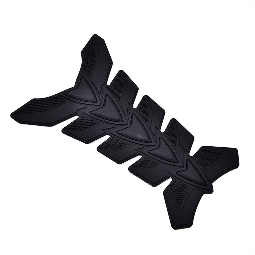 Motorrad-Tankschutz Motorrad Tank Aufkleber 3D Gummi Tank Pad Schutz Abdeckung Aufkleber Aufkleber Für H&ONDA Für Y&AMAHA Für KA&WA&SAKI Für Suzuki(Black1) von GFVASZNDE