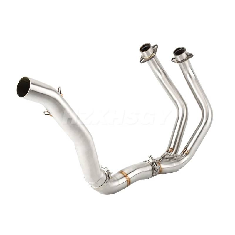 For Yamaha R7 2021-2023 YZF-R7 YZF R7 Motorrad Auspuff + Middle Link Pipe Abgaskrümmer (Link Pipe) von GFYSHIP