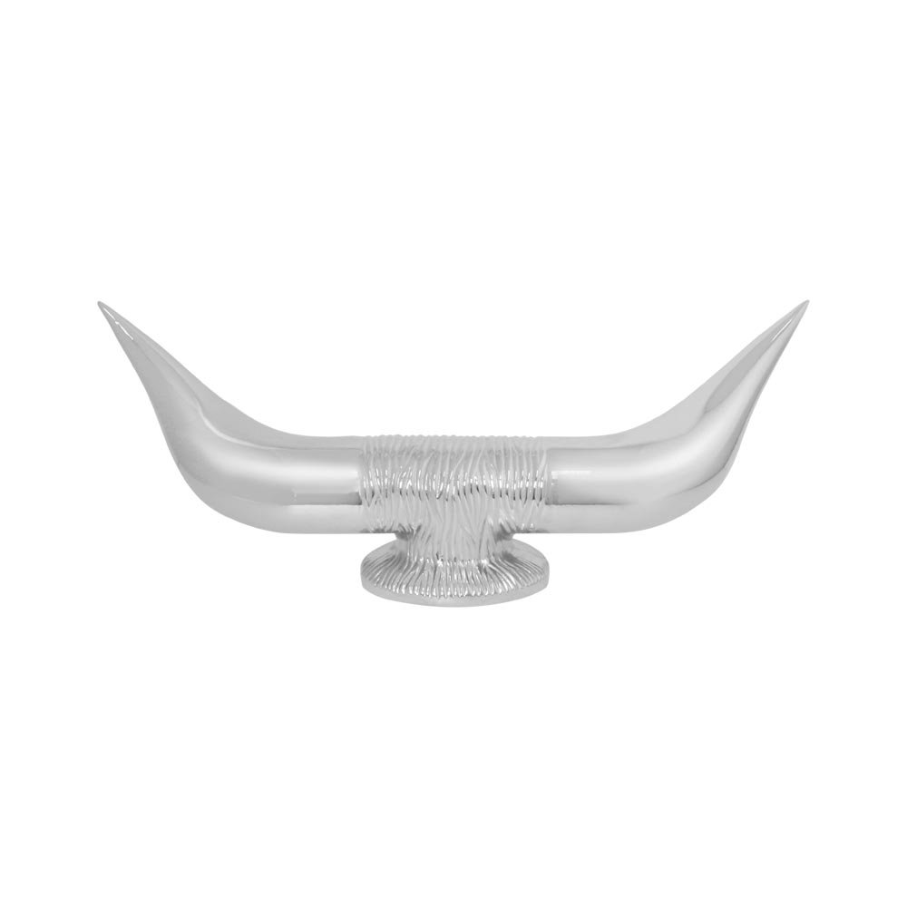 GG Grand General 48181 Chrom Bullhorn Hood Ornament mit rundem Sockel von GG Grand General