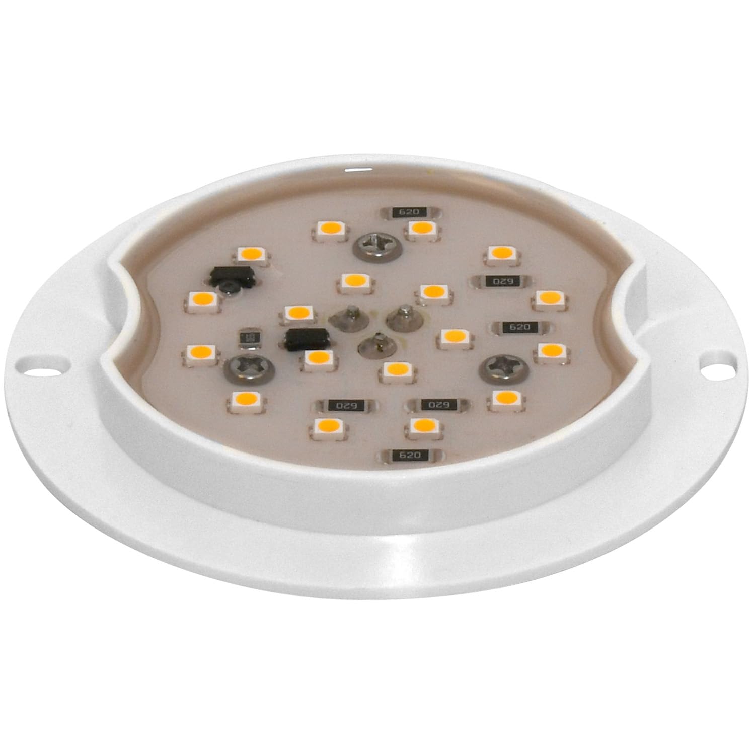 GG Grand General 81852 Weißer Sockel mit 18 LEDs für GG-Glaslinse mit 3 Drähten von GG Grand General