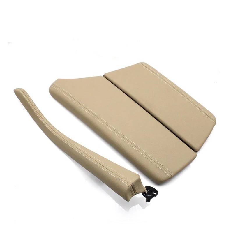 Auto Armlehnenbox Für B&MW 5er F10 F11 F18 2010 2011 2012-2015 2016 2017 Mittelkonsolen Aufbewahrungskoffer Für Armlehnenbox Zierleiste(BEIGE) von GHAEKEBC